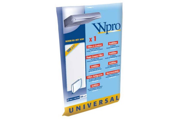 Szűrőpaplan 1140x470mm 100G-os WPRO UFF100 szagelszívó alkatrész-1
